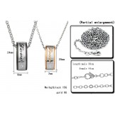High Quality Titanium Necklace For Lovers 