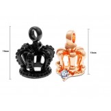 Wide Varieties Crown Titanium Necklace For Lovers 