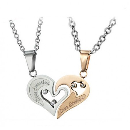 World-wide Renown Titanium Necklace For Lovers 