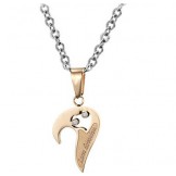 World-wide Renown Titanium Necklace For Lovers 