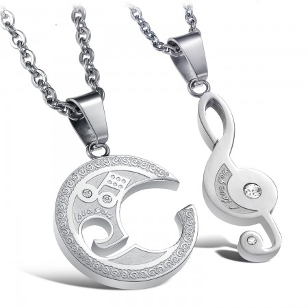 High Quality Titanium Necklace For Lovers 