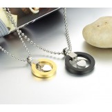 Wide Varieties Sweetheart Titanium Necklace For Lovers 