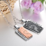 Stable Quality Titanium Necklace For Lovers 