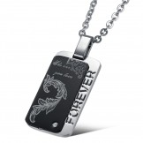 Stable Quality Titanium Necklace For Lovers 