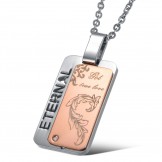 Stable Quality Titanium Necklace For Lovers 