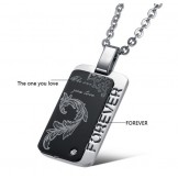 Stable Quality Titanium Necklace For Lovers 