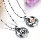 High Quality Classic Titanium Necklace For Lovers 