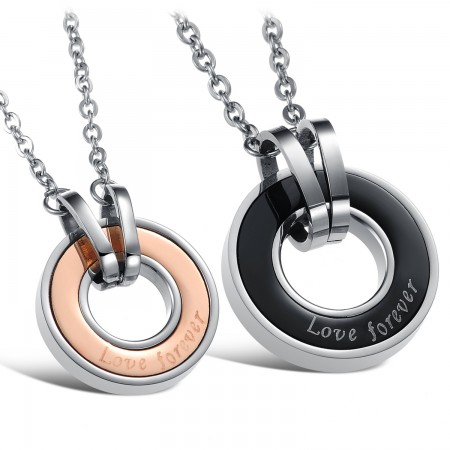 Stable Quality Titanium Necklace For Lovers 