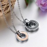 Stable Quality Titanium Necklace For Lovers 