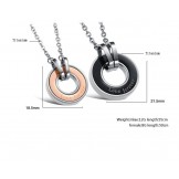 Stable Quality Titanium Necklace For Lovers 