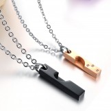 The Queen of Quality Sweetheart Titanium Necklace For Lovers