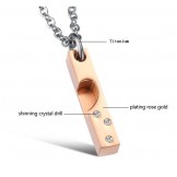 The Queen of Quality Sweetheart Titanium Necklace For Lovers