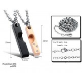 The Queen of Quality Sweetheart Titanium Necklace For Lovers