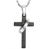 High Quality Cross Titanium Necklace For Lovers 