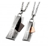 World-wide Renown Corsair Titanium Necklace For Lovers 