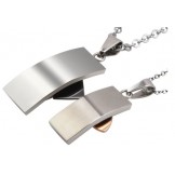 World-wide Renown Corsair Titanium Necklace For Lovers 