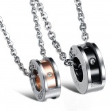 High Quality Titanium Necklace For Lovers 