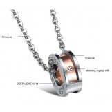 High Quality Titanium Necklace For Lovers 