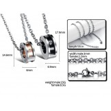 High Quality Titanium Necklace For Lovers 