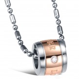 Dependable Performance Endless Love Titanium Necklace For Lovers 