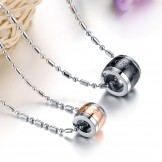 Dependable Performance Endless Love Titanium Necklace For Lovers 