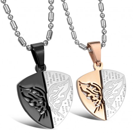 Excellent Quality Titanium Necklace For Lovers 