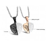 Excellent Quality Titanium Necklace For Lovers 