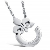 The Queen of Quality Titanium Necklace For Lovers 