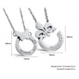 The Queen of Quality Titanium Necklace For Lovers 