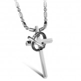Easy to Use Cross Titanium Necklace For Lovers