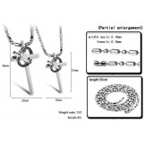 Easy to Use Cross Titanium Necklace For Lovers