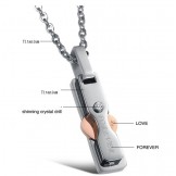 Selling Well all over the World Titanium Necklace For Lovers 