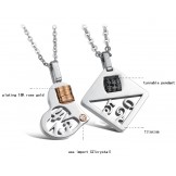 Stable Quality Titanium Necklace For Lovers