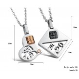 Stable Quality Titanium Necklace For Lovers