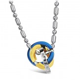 Quality and Quantity Assured Tricyclic Titanium Necklace For Lovers 