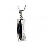 Well-known for Its Fine Quality Corsair Titanium Necklace For Lovers With Diamond
