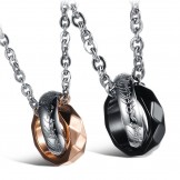 Superior Quality Titanium Necklace For Lovers