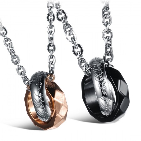 Superior Quality Titanium Necklace For Lovers