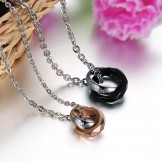 Superior Quality Titanium Necklace For Lovers