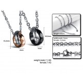 Superior Quality Titanium Necklace For Lovers