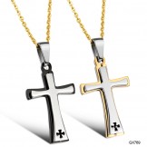 Easy to Use Cross Titanium Necklace For Lovers