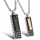 Wide Varieties Titanium Necklace For Lovers 