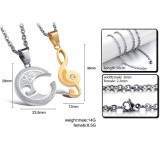 Selling Well all over the World Titanium Necklace For Lovers