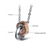 Stable Quality Titanium Necklace For Lovers