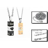 Dependable Performance Titanium Necklace For Lovers 