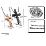 Quality and Quantity Assured Cross Titanium Necklace For Lovers