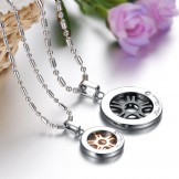 The Queen of Quality Titanium Necklace For Lovers 