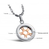 The Queen of Quality Titanium Necklace For Lovers 