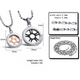 The Queen of Quality Titanium Necklace For Lovers 
