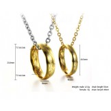 Dependable Performance Titanium Necklace For Lovers 